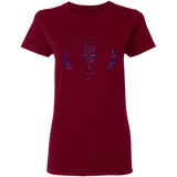 Bible Verses Ladies' 5.3 oz. T-Shirt - "Psalms 61:2" Design 10 - Meditate Healing Christian Store