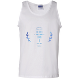 MeditateHealing.com | Bible Verse Men 100% Cotton Tank Top