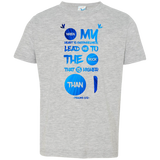 Bible Verse Toddler Jersey T-Shirt - "Psalms 61:2" Design 9 - Meditate Healing Christian Store
