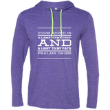 Bible Verse Men Long Sleeve T-Shirt Hoodie - "Psalm 119:105" Design 11 (White Font) - Meditate Healing Christian Store