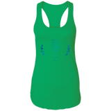 Bible Verses Ladies Ideal Racerback Tank - "Psalm 61:2" Design 10 - Meditate Healing Christian Store