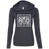 Bible Verse Ladies' Long Sleeve T-Shirt Hoodie - "Psalm 119:105" Design 12 (White Font) - Meditate Healing Christian Store