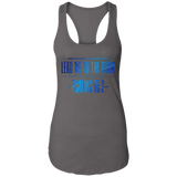 Bible Verses Ladies Ideal Racerback Tank - "Psalm 61:2" Design 4 - Meditate Healing Christian Store