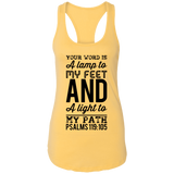 MeditateHealing.com | Bible Verses Ladies Ideal Racerback Tank