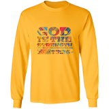 Bible Verse Long Sleeve Ultra Cotton T-Shirt - "Psalm 73:26" Design 3 - Meditate Healing Christian Store