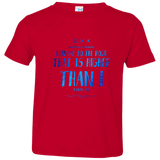 Bible Verse Toddler Jersey T-Shirt - "Psalms 61:2" Design 11 - Meditate Healing Christian Store
