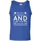 MeditateHealing.com | Bible Verse Men 100% Cotton Tank Top