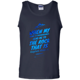 Bible Verse Men 100% Cotton Tank Top - "Psalm 61:2" Design 14 - Meditate Healing Christian Store