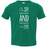 MeditateHealing.com | Bible Verse Toddler Jersey T-Shirt
