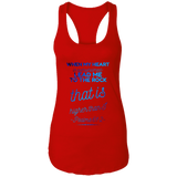 Bible Verses Ladies Ideal Racerback Tank - "Psalm 61:2" Design 18 - Meditate Healing Christian Store