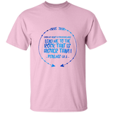 Bible Verse Men 5.3 oz. T-Shirt - "Psalm 61:2" Design 8 - Meditate Healing Christian Store
