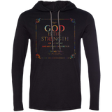 Bible Verse Men Long Sleeve T-Shirt Hoodie - "Psalm 73:26" Design 10 - Meditate Healing Christian Store