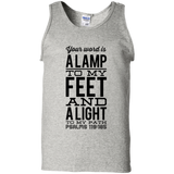 MeditateHealing.com | Bible Verse Men 100% Cotton Tank Top