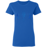 Bible Verses Ladies' 5.3 oz. T-Shirt - "Psalms 61:2" Design 10 - Meditate Healing Christian Store