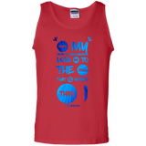 Bible Verse Men 100% Cotton Tank Top - "Psalm 61:2" Design 9 - Meditate Healing Christian Store