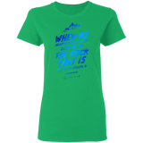 Bible Verses Ladies' 5.3 oz. T-Shirt - "Psalm 61:2" Design 14 - Meditate Healing Christian Store