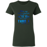 Bible Verses Ladies' 5.3 oz. T-Shirt - "Psalm 61:2" Design 6 - Meditate Healing Christian Store