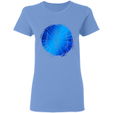 Bible Verses Ladies' 5.3 oz. T-Shirt - "Psalm 61:2" Design 16 - Meditate Healing Christian Store