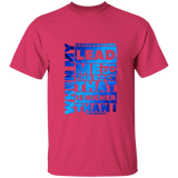 Bible Verse Men 5.3 oz. T-Shirt - "Psalm 61:2" Design 20 - Meditate Healing Christian Store