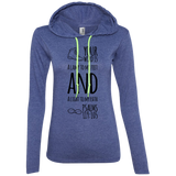 Bible Verse Ladies' Long Sleeve T-Shirt Hoodie - "Psalm 119:105" Design 20 (Black Font) - Meditate Healing Christian Store