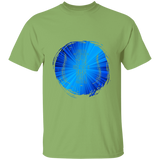 Bible Verse Men 5.3 oz. T-Shirt - "Psalm 61:2" Design 16 - Meditate Healing Christian Store