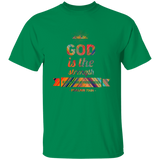 Bible Verse Men 5.3 oz. T-Shirt - "Psalm 73:26" Design 2 - Meditate Healing Christian Store