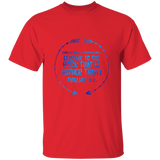 Bible Verse Men 5.3 oz. T-Shirt - "Psalm 61:2" Design 8 - Meditate Healing Christian Store