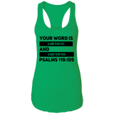 MeditateHealing.com | Bible Verses Ladies Ideal Racerback Tank