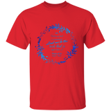 Bible Verse Men 5.3 oz. T-Shirt - "Psalm 61:2" Design 19 - Meditate Healing Christian Store