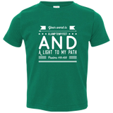 MeditateHealing.com | Bible Verse Toddler Jersey T-Shirt