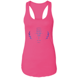 Bible Verses Ladies Ideal Racerback Tank - "Psalm 61:2" Design 10 - Meditate Healing Christian Store