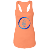 Bible Verses Ladies Ideal Racerback Tank - "Psalm 61:2" Design 15 - Meditate Healing Christian Store