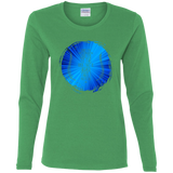 Bible Verse Ladies' Cotton Long Sleeve T-Shirt - "Psalm 61:2" Design 16 - Meditate Healing Christian Store