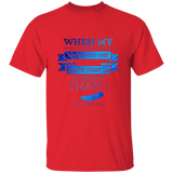 Bible Verse Men 5.3 oz. T-Shirt - "Psalm 61:2" Design 13 - Meditate Healing Christian Store