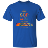 Bible Verse Men 5.3 oz. T-Shirt - "Psalm 73:26" Design 2 - Meditate Healing Christian Store