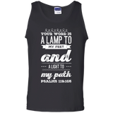 MeditateHealing.com | Bible Verse Men 100% Cotton Tank Top