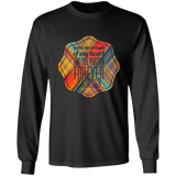 Bible Verse Long Sleeve Ultra Cotton T-Shirt - "Psalm 73:26" Design 4 - Meditate Healing Christian Store