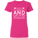 MeditateHealing.com | Bible Verse Ladies' T-Shirt