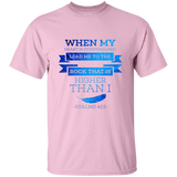 Bible Verse Men 5.3 oz. T-Shirt - "Psalm 61:2" Design 13 - Meditate Healing Christian Store