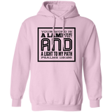 Bible Verse Men G185 Pullover Hoodie 8 oz. - Your Word Is Light To My Path ~Psalm 119:105~ Design 12