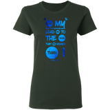 Bible Verses Ladies' 5.3 oz. T-Shirt - "Psalm 61:2" Design 9 - Meditate Healing Christian Store