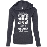 Bible Verse Ladies' Long Sleeve T-Shirt Hoodie - "Psalm 119:105" Design 17 (White Font) - Meditate Healing Christian Store