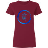 Bible Verses Ladies' 5.3 oz. T-Shirt - "Psalm 61:2" Design 15 - Meditate Healing Christian Store