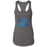 Bible Verses Ladies Ideal Racerback Tank - "Psalm 61:2" Design 11 - Meditate Healing Christian Store