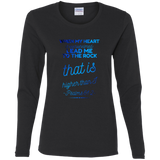 MeditateHealing.com | Bible Verse Ladies' Cotton Long Sleeve T-Shirt