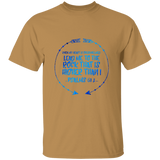 Bible Verse Men 5.3 oz. T-Shirt - "Psalm 61:2" Design 8 - Meditate Healing Christian Store