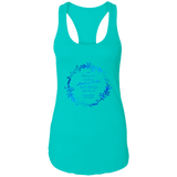 Bible Verses Ladies Ideal Racerback Tank - "Psalm 61:2" Design 19 - Meditate Healing Christian Store