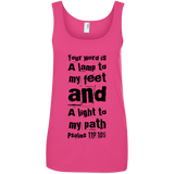 MeditateHealing.com | Bible Verses Ladies Ideal Racerback Tank