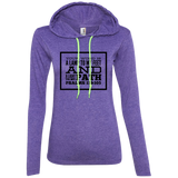 Bible Verse Ladies' Long Sleeve T-Shirt Hoodie - "Psalm 119:105" Design 13 (Black Font) - Meditate Healing Christian Store