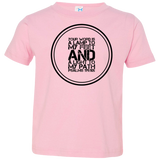 Bible Verse Toddler Jersey T-Shirt - "Psalm 119:105" Design 8 (Black Font) - Meditate Healing Christian Store